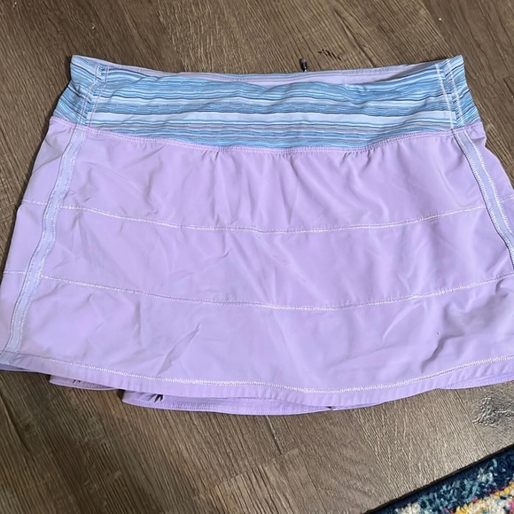 LULULEMON Pace Rival Skirt Levander lilac sz 8 - Picture 2 of 3